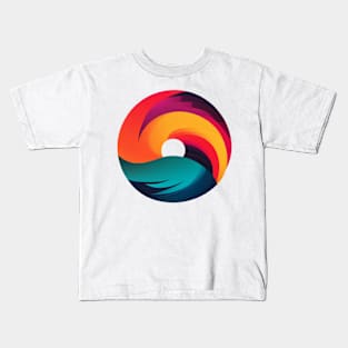 Vibrant Wave Kids T-Shirt